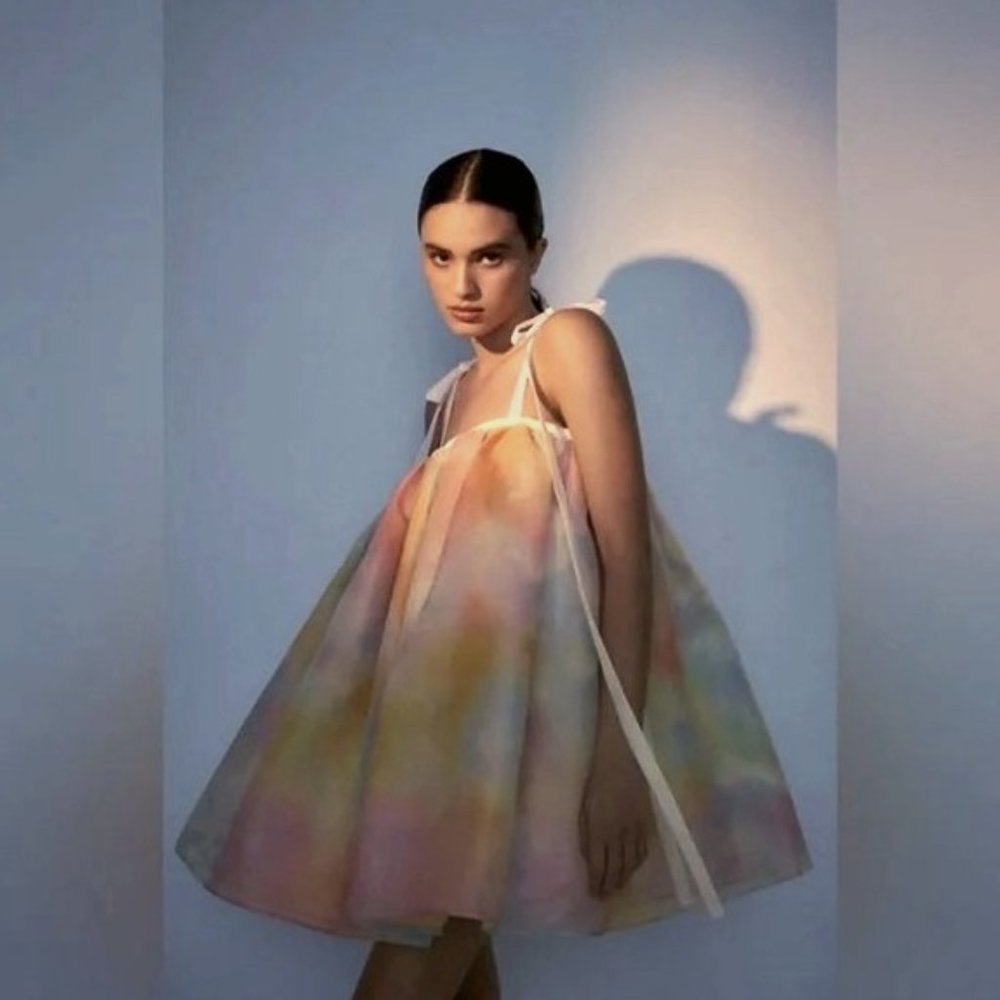 Selkie Dopamine Powder Puff Sample Dress